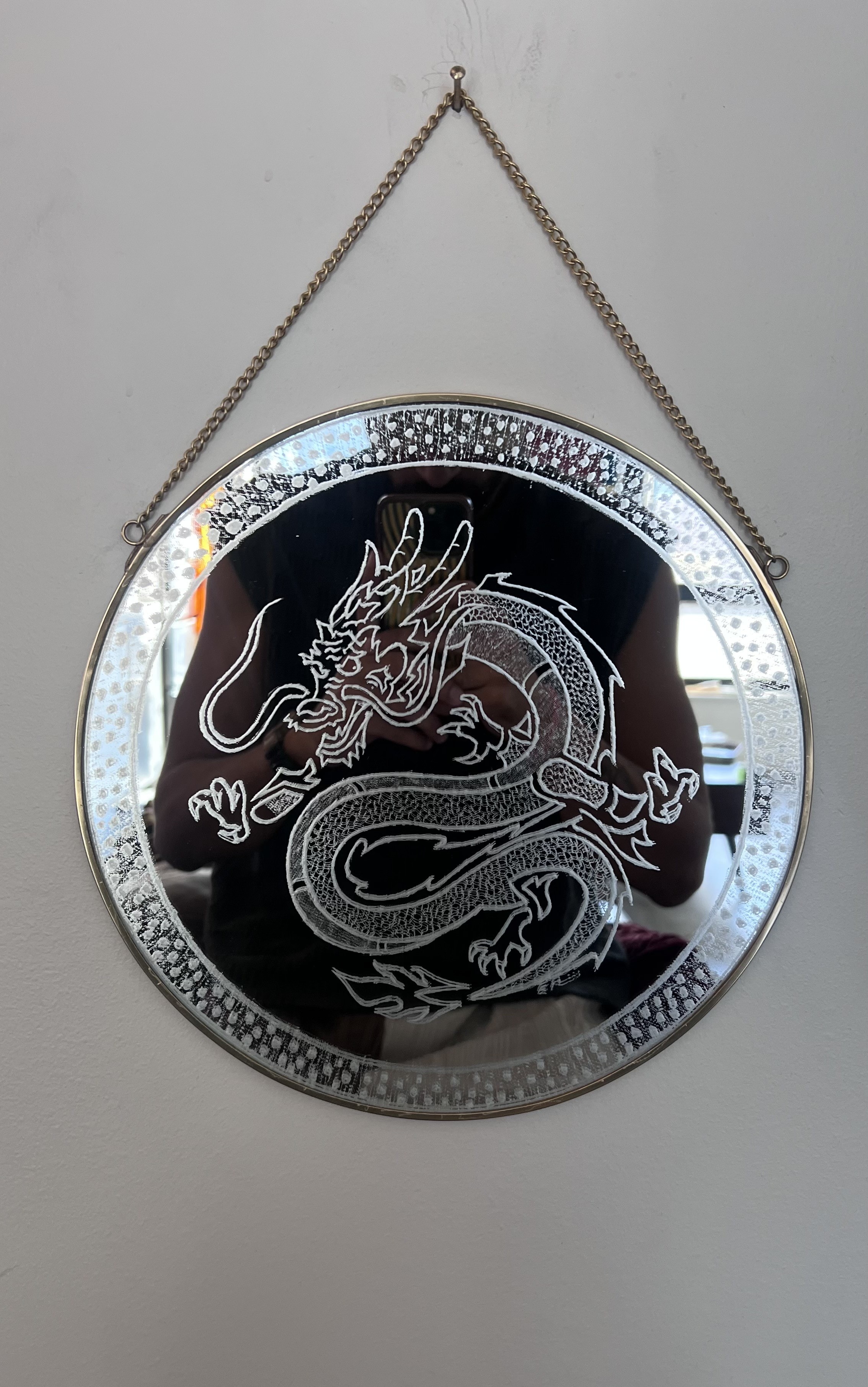 Etched Reflective — engraved reflective drawing